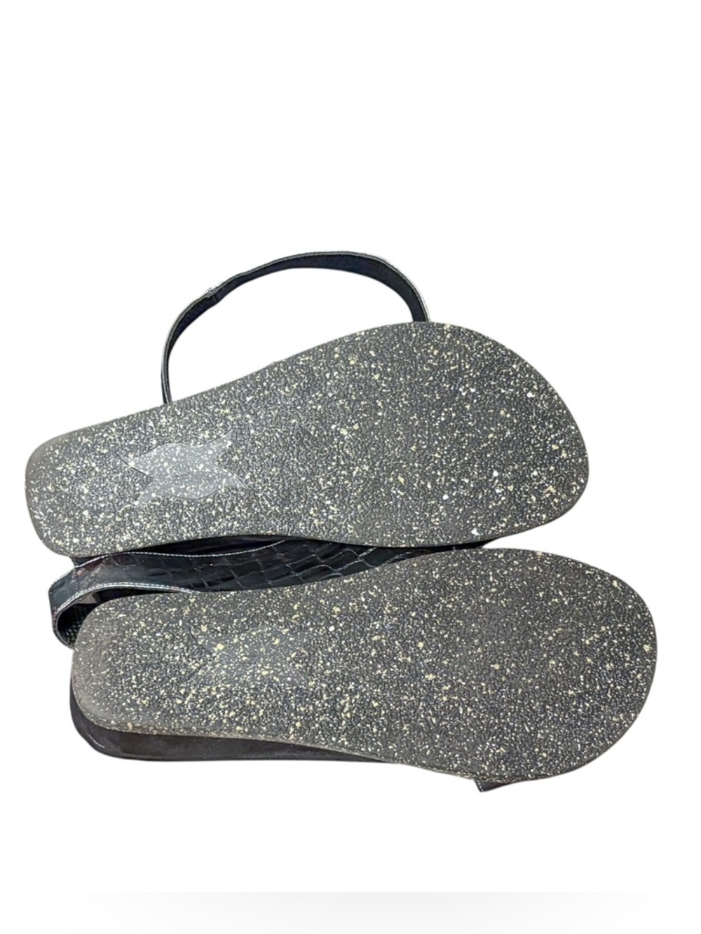 Modzori Kleo 6 - Metallic Teal Flips to Black Wedge Sandals - Picture 13 of 14